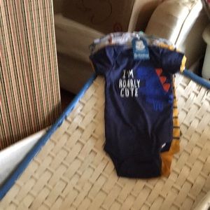 5 Gerber onesies. Sold as a set of 5